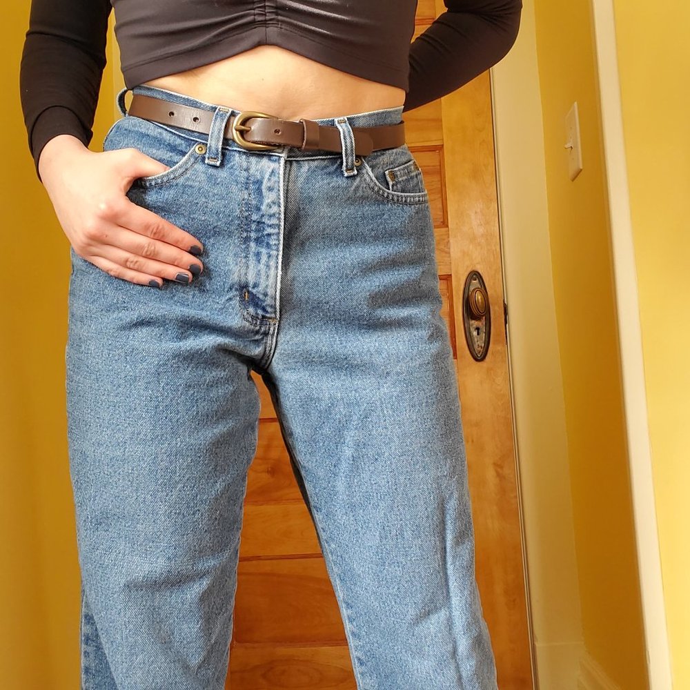 Brown Leather Levi's Calneva Belt